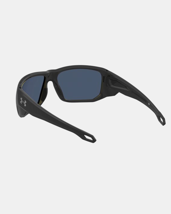 Men's UA Attack 2 ANSI Polarized Mirror Sunglasses, Black, pdpMainDesktop image number 4